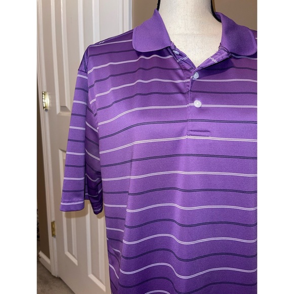 Walter Hagen Shirts Mens Purple Walter Hagen Golf Apparel Short